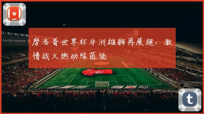摩洛哥世界杯非洲雄狮再展翅，激情战火燃动绿茵场